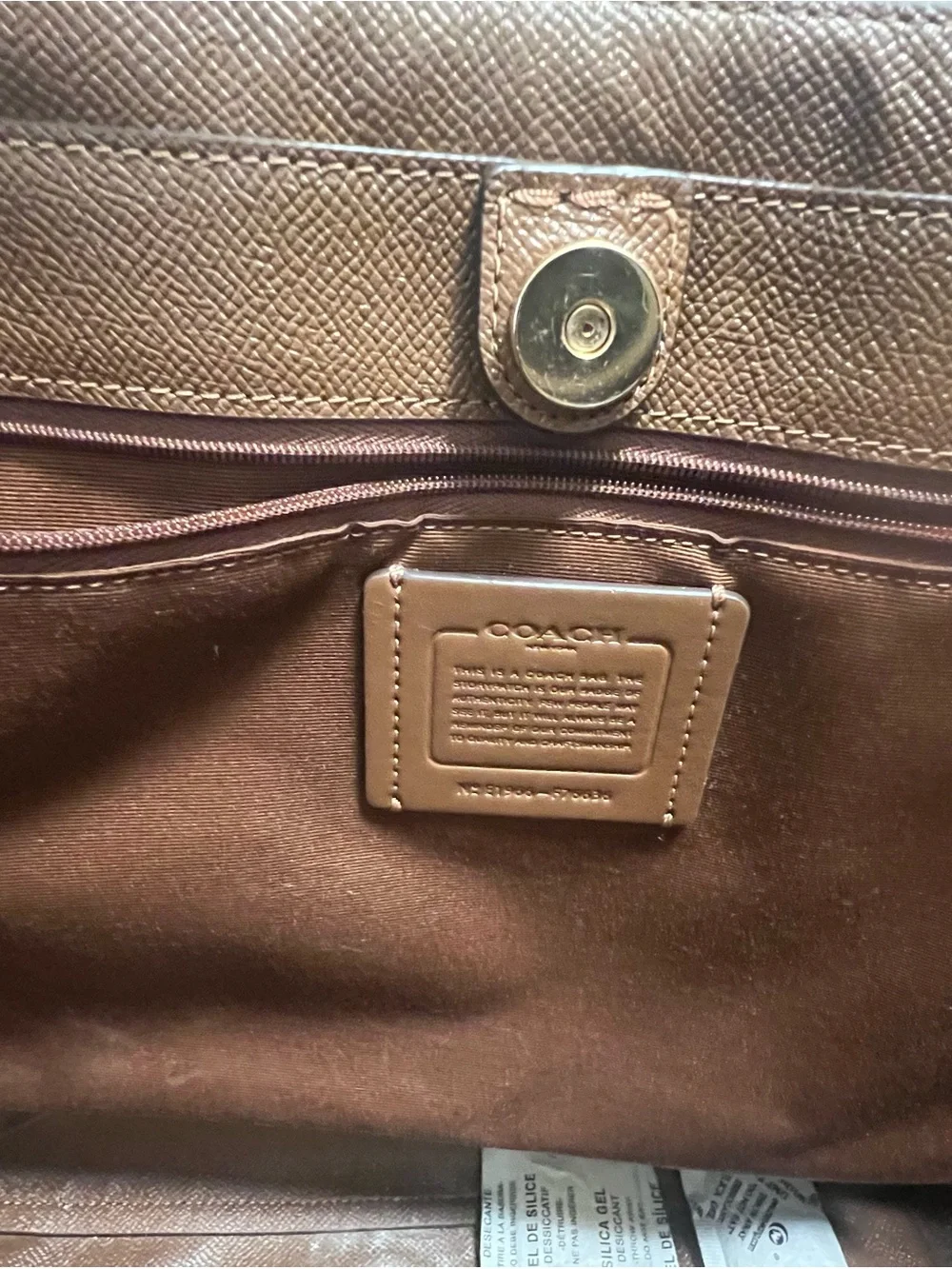 Coach Signature Canvas Tote in Brown